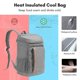 thumbnail image 2 of Lightweight 25L Large Capacity Picnic Backpack Waterproof Heat Insulated Cool Bag for Camping Trip BBQ Beach Outdoor Activities, 2 of 5