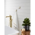 thumbnail image 2 of Amerock Benton Transitional Double Prong Golden Champagne Wall Hook, 2 of 9
