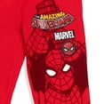 thumbnail image 5 of Marvel Avengers Spider-Man Thor Captain America Little Boys Fleece 3 Pack Jogger Pants 7-8, 5 of 5