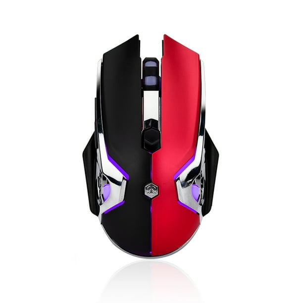 USB LED Ratón con cable RGB Computadora para juegos programable Operación de precisión Ratones PC para el hogar Computadora portátil Accesorios electrónicos Niños Adolescentes Rojo Negro seitruly EL005261-04B