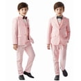 thumbnail image 4 of ETHAN Boys Slim Fit Suit Tuxedo for Boy 3 Piece Suit Set for Kid Formal Boys Dress Wedding Easter Outfit 18 Years, 4 of 6