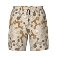 thumbnail image 4 of Lsque Mens Swim Trunks Cartoon Poodle Dog Pattern - Bathing Suit Compression Liner - Beach Swim Shorts Swimwear - (S-3XL) - Stretch Quick Dry -, 4 of 9