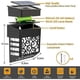thumbnail image 4 of Solar Powered Garden Lights, 4 Pack Solar Fence Lights Outdoor Wall Lights Ip54 Waterproof Decorative Outdoor Solar Light For Patio, Paths Auto On/off, 4 of 5