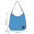 thumbnail image 3 of Bolso de mano informal para mujer, bolso de lona para niñas, bolso de viaje femenino de gran capacidad Likrtyny Para Estrenar, 3 of 3