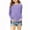 Purple, variant on Ahuyic Kids Casual Long Sleeved Blouse Top, Autumns/Winter Long Sleeve For Kid, Girls Casual Loose Shirts Cute Long Sleeve Round-Neck Blouses & Shirts