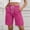 Hot Pink, variant on Hiking Shorts for Women Elastic High Waisted Pull on Cargo Shorts Summer Casual Loose Golf Shorts with Pockets Khaki XL(XL)