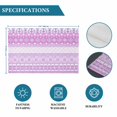 thumbnail image 6 of Purple Pink Boho Placemats Set of 4, Vintage Ethnic Tribe Abstract Art Placemats for Dining Table, Place Mats for Kitchen Tabletop, Waterproof Wipeable Dining Table Mats Set, 6 of 9