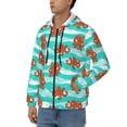 thumbnail image 3 of Vsdgher Octopuses Mens Hoodies Zip Hoodie, Hoodies for Men, Zip-up Hooded Sweatshirt-Medium, 3 of 5