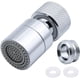 thumbnail image 1 of Aireador de grifo giratorio de 360°, latón, 2 modos, filtro de grifo de cocina ajustable, burbujeador con adaptador de boquilla, para grifos con boquilla de rosca externa M22 o rosca interna M24 brillar Electrónica, 1 of 5