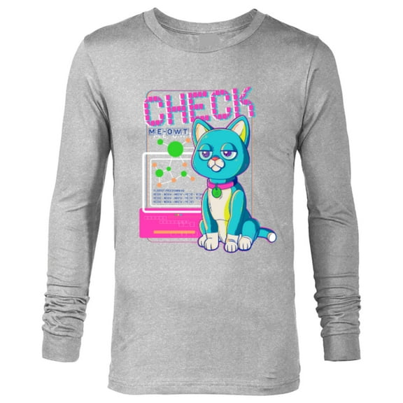 Disney PIXAR Lightyear Sox Check Me-Owt - Long Sleeve T-Shirt for Men - Customized-Athletic Heather