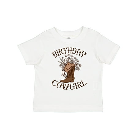 

Inktastic Birthday Cowgirl Western Party Girls Toddler T-Shirt