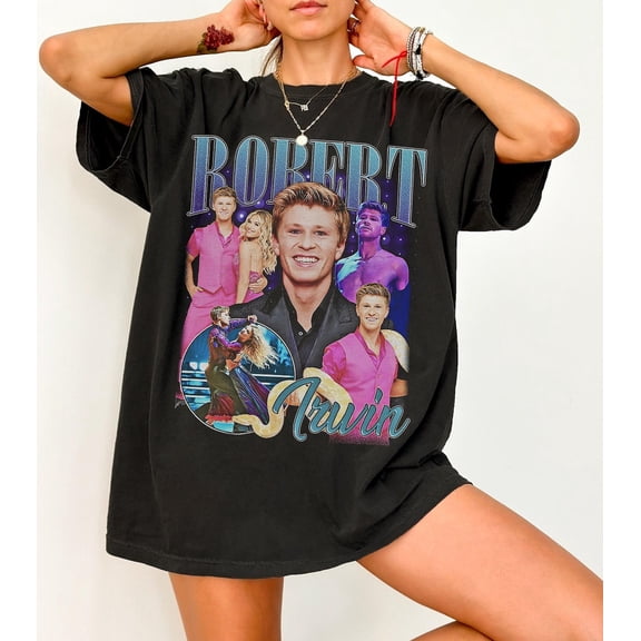 Robert Irwin Dwts Bootleg Vintage T-Shirt, Robert And Witney Dancing With The Stars Shirt, Dancing Show Shirt, Gift For Fan