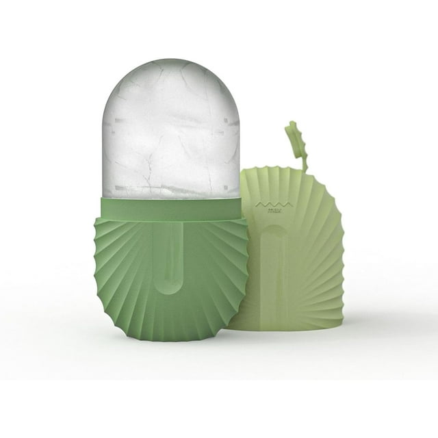 GFDYREE Rouleau de Glace en Silicone pour Visage et Yeux, Rouleau Facial de Glace Support de Glace pour Visage, Moule à Glace pour Visage Support de Glace pour Visage, Rouleau de Glace pour Visage Soin de la Peau, Glaçons pour Visage Rouleau de Glaçons Réutilisables