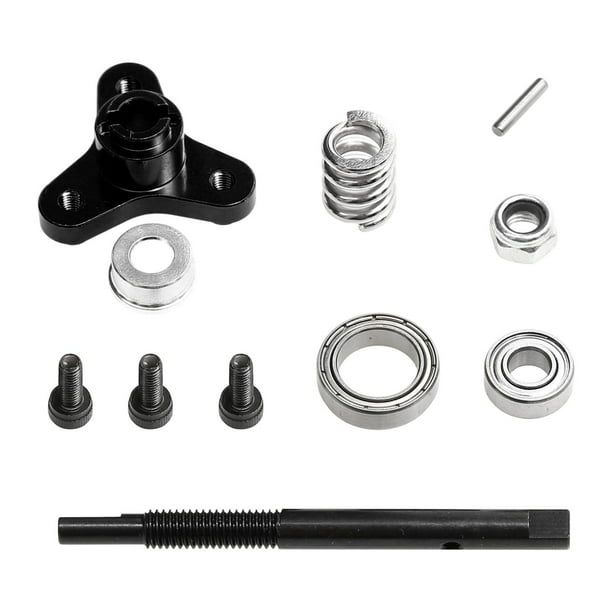 Kit de embrague para coche RC a escala 1:10, volante de inercia portátil, embrague combinado 2WD Negro
