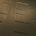 thumbnail image 1 of Ahgly Company Machine Washable Indoor Square Transitional Chocolate Brown Area Rugs, 5' Square, 1 of 7