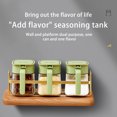 thumbnail image 6 of Vacemry Under $5 Glass Spice Jar, 300ml Condiment Container with Spoon, Clear Kitchen Canister for Sugar Pepper, Flip Top Lid Seasoning Storage, 6 of 7