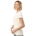 thumbnail image 3 of Tultex Fine Jersey Slim Fit T-Shirt for Women, Short Sleeve Crewneck Natural Tee, XL, 3 of 4