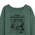thumbnail image 3 of Star Wars - The Mandalorian Mando Manga  - Wo Men's French Terry Long Sleeve Pullover, 3 of 5