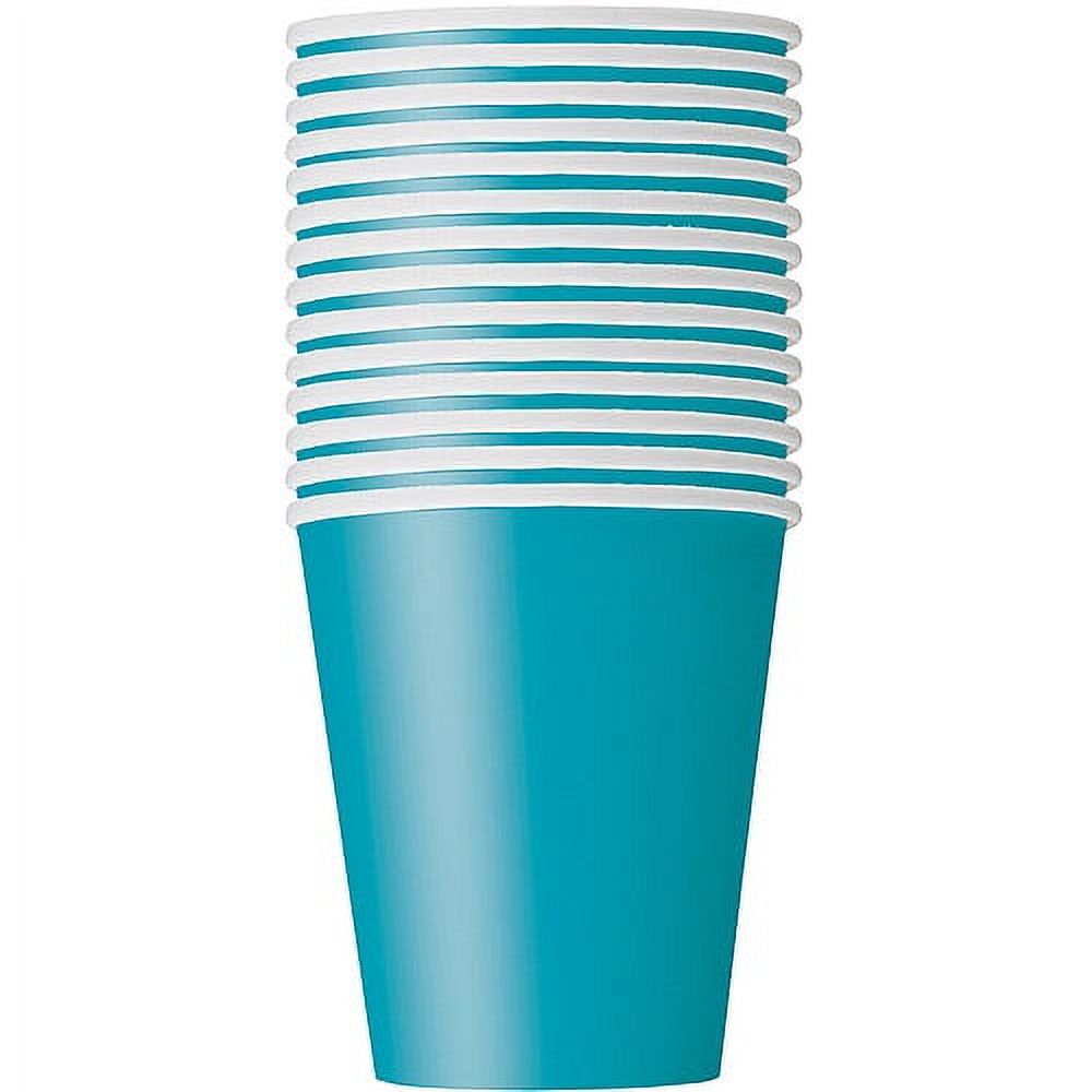 Paper Cups, 9 oz, Teal, 14ct - image 2 of 4