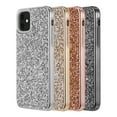 thumbnail image 3 of Diamond Platinum Collection Hybrid Bumper Case With Electroplated Frame For Iphone 12 Mini 5.4 - Rose Gold, 3 of 8