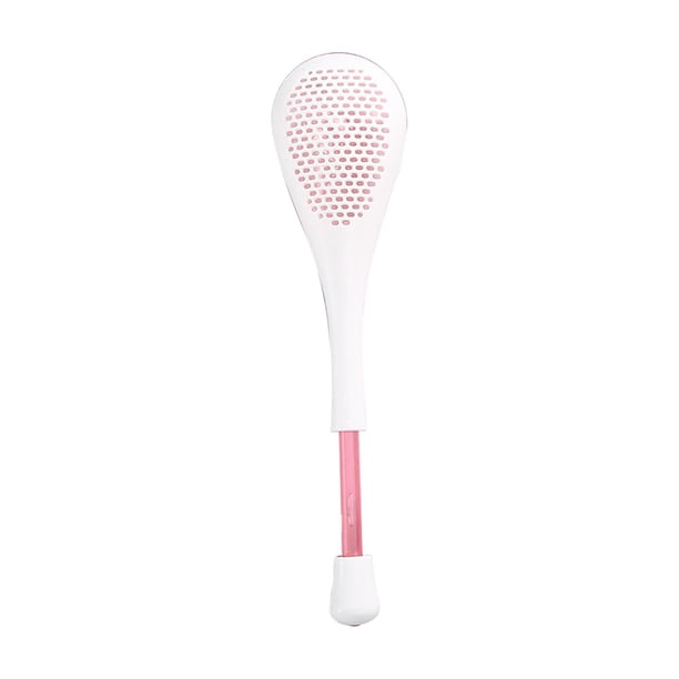 Tamiz de harina de malla fina, multifuncional, cómodo agarre, cuchara para condimentar. Rosa