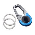 thumbnail image 1 of Keychain Key Ring Hook Outdoor Metal Buckle Carabiner Climbing Tools Double Ring Car Keychain, 1 of 6