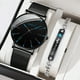 thumbnail image 1 of Relojes De Cuarzo De Negocios De Acero Inoxidable Geneva Simples Para Hombre, 1 of 4
