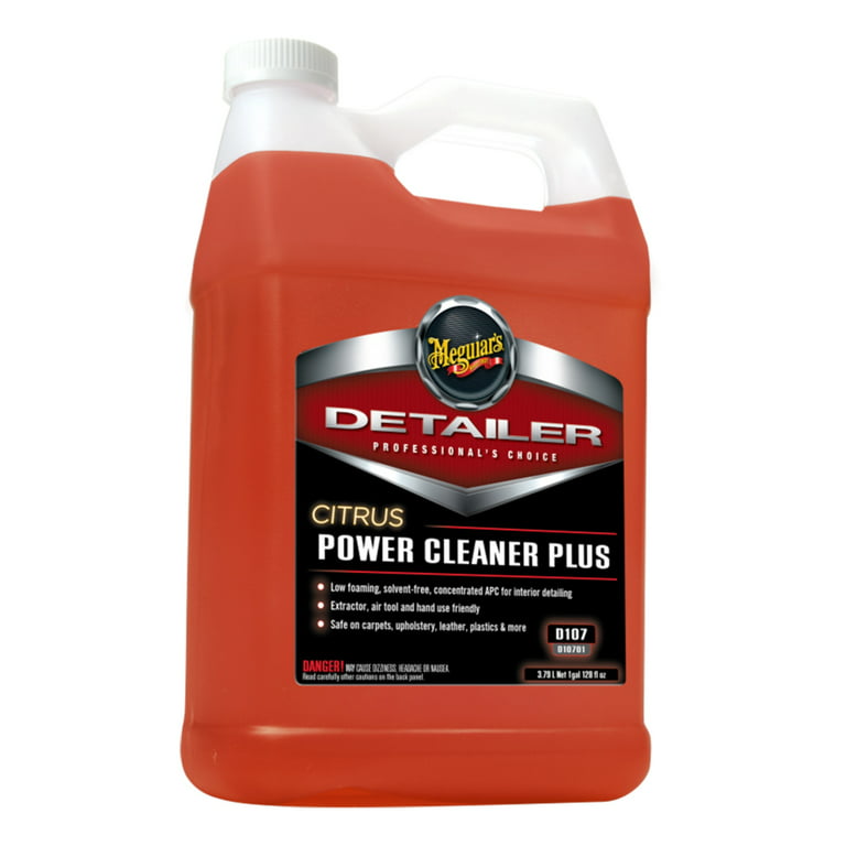 Meguiar's Citrus Power Cleaner Plus – All Purpose Cleaner for Car Interior  and More – D10701, 1 gal 