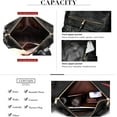 thumbnail image 7 of YOMYM PU Leather Backpack Purse For Women Convertible Ladies Fashion Casual Large School Shoulder Bags, 7 of 7