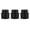 Black, variant on Suodoka 3 Pieces Soda Bottle Stopper Professional Press Type Sealing Reusable Beverage Covers for Carbonated Drinks, Red