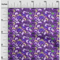thumbnail image 2 of oneOone Cotton Poplin Medium Purple Fabric Kids Game Craft Projects Decor Fabric Printed By The Yard 56 Inch Wide, 2 of 4