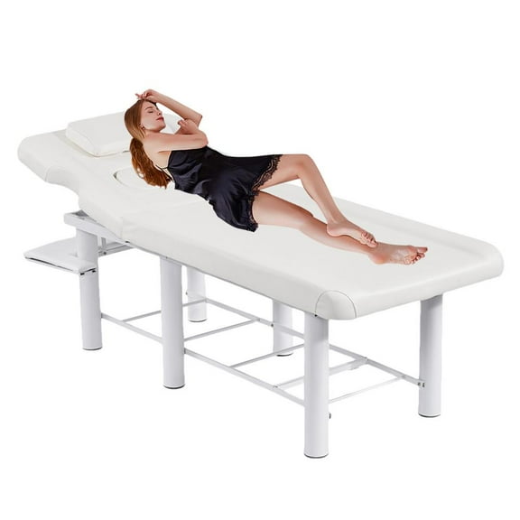 XIANERS Massage Table Portable Massage Bed Lash Bed 31.5In Wide Spa Bed Hight Adjustable 2 Fold Spa Bed Cradle Salon Bed with Non-Woven Bag for Spa Footmassage Facial CareSpa Tattoo