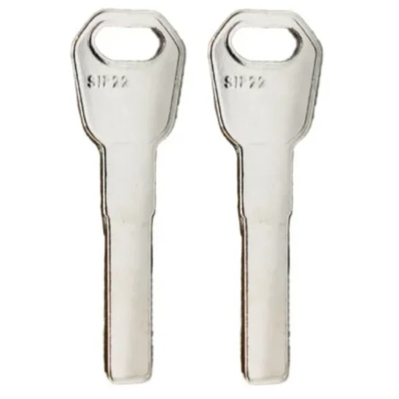 Set of 2 Sip22 Dodge Jeep FIAT High-Security Test Blade Key