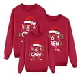 thumbnail image 3 of SRZYMJ Christmas Themed Matching Family Hoodie Set Cozy Long Sleeve Pullover Sweatshirt Outfit for Parents and Kids Festive Holiday Wear, 3 of 5
