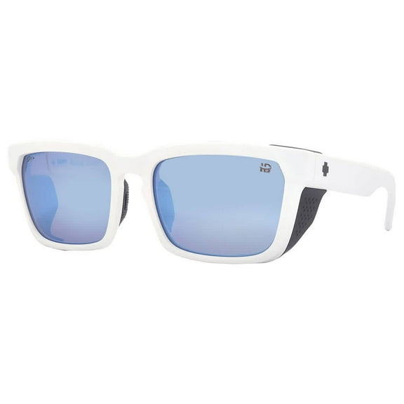 Spy HELM TECH Happy Boost Polarized Ice Blue Spectra Mirror Square Unisex Sunglasses 6700000000185