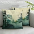 thumbnail image 3 of ARISTURING  Watercolor Foggy Forest Throw Pillow Covers Vintage Nature Landscape Square Pillowcases Cushion Cover for Room Sofa Chair Bed Home Decor, 3 of 5