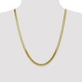 thumbnail image 2 of 10k 5.0mm Silky Herringbone Chain in 10k Yellow Gold - Size 11, 2 of 3