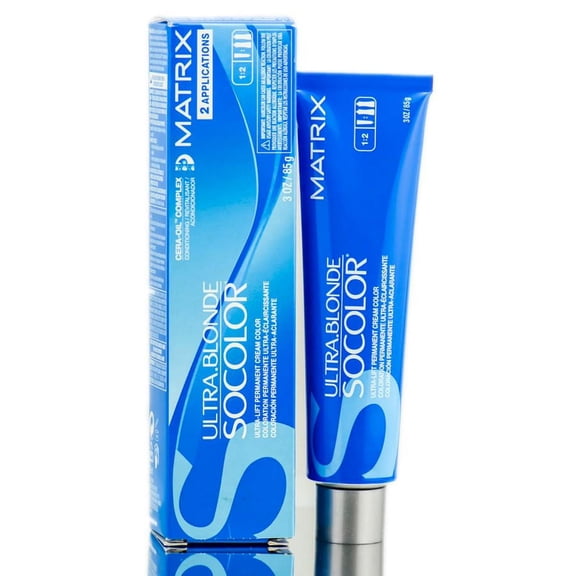 Matrix SoColor Ultra Blonde - UL-N  - Ultra Blonde Neutral   (Base 6-10) - Pack of 1 with Sleek Comb