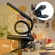 thumbnail image 5 of Luz de libro recargable de doble cabeza - 3 colores y 8 niveles de brillo, batería de 80 horas, lámpara de escritorio con clip y carga USB-C, 5 of 9