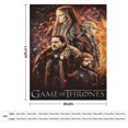 thumbnail image 3 of Manta de franela suave y acogedora de Jon Snow para niños y niñas, mantas de vellón cálidas de lujo para sofá, cama, camping, viajes, 50 x 40 pulgadas, 3 of 8