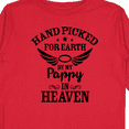 thumbnail image 4 of Inktastic Handpicked for Earth By My Pappy in Heaven with Angel Wings Boys or Girls Long Sleeve Toddler T-Shirt, 4 of 5