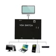 thumbnail image 2 of 2 In 1 Out VGA Switch Splitter 2 Port VGA Video Converter Adapter 1080P VGA Cable Switcher ,Fast and Stable Transmission, 2 of 4