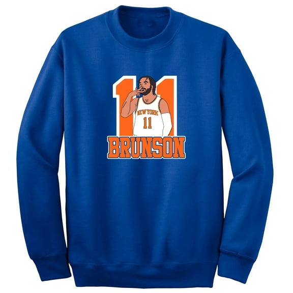 Jalen Brunson New York 11 Crew Neck Sweatshirt