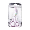 thumbnail image 2 of figatia Eyebrow Scissor with Comb Makeup Beauty Accessories Multipurpose Eyebrow Trimmer Pink, 2 of 7