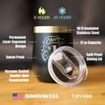 thumbnail image 4 of Bevvee Insulated Wine Tumbler 12 oz Cheers 1 Year Gifts for Wine Lovers Tumblers, 4 of 4