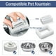 thumbnail image 3 of Filtros de repuesto para fuentes de agua para mascotas, filtros de carbón para fuentes para gatos y filtros de espuma MFZFUKR BST3005180-2, 3 of 7