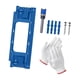 thumbnail image 4 of Kit de instalación de bisagras Accesorios fáciles de usar Plantilla de enrutador de bisagra de puerta Azul, 4 of 9
