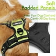 thumbnail image 3 of rabbitgoo No-Pull Pet Harness with 2 Leash Clips  Adjustable Soft Padded  Reflective No-Choke Pet Oxford Vest with Easy Control Handle for Large Dogs  Pink  L, 3 of 9