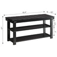 thumbnail image 3 of Drevy Utility Mudroom Bench, Black, 3 of 7