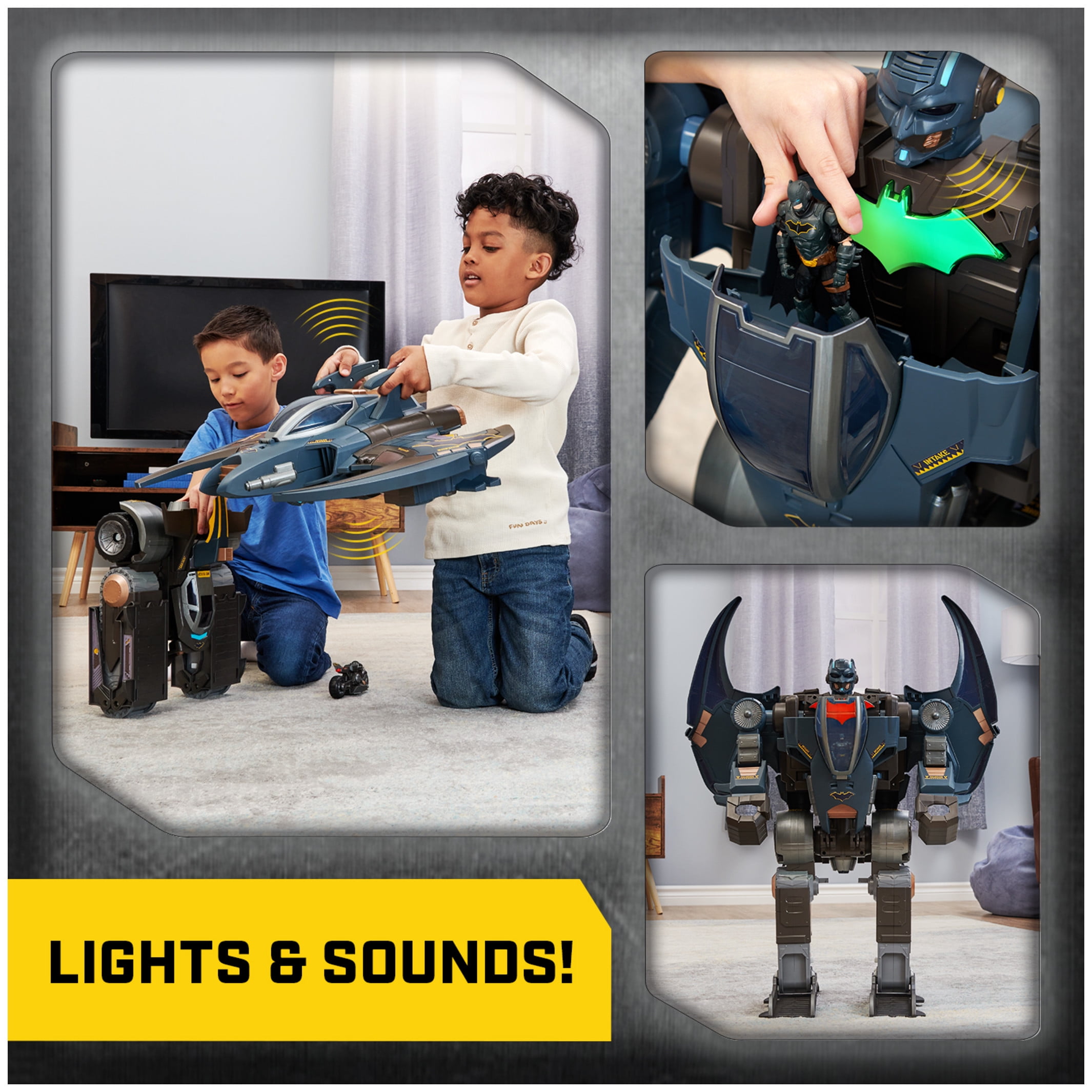 DC, Batman 4-in-1 Transforming Gotham City Guardian Playset